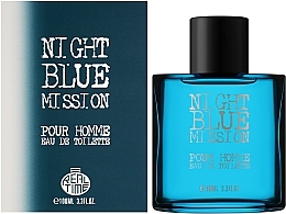 Real Time Night Blue Mission Pour Homme - Туалетная вода — фото N2