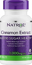 Экстракт корицы для снижения сахара, 1000 мг - Natrol Cinnamon Extract  — фото N1