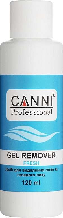 Засіб для видалення гелю та гелевого лаку - Canni Gel Remover Fresh — фото N1