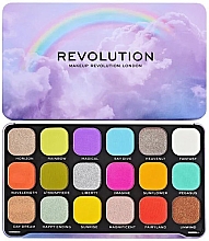 Духи, Парфюмерия, косметика Палетка теней для век "Радуга" - Makeup Revolution Rainbow Shadow Palette