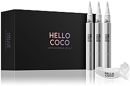 Духи, Парфюмерия, косметика Набор для отбеливания зубов - Hello Coco Teeth Whitening LED Kit