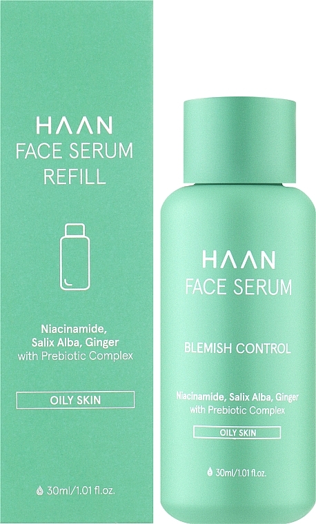 Сироватка з ніацинамідом для жирної та проблемної шкіри - HAAN Face Serum Blemish Control for Oily Skin Refill (змінний блок) — фото N2