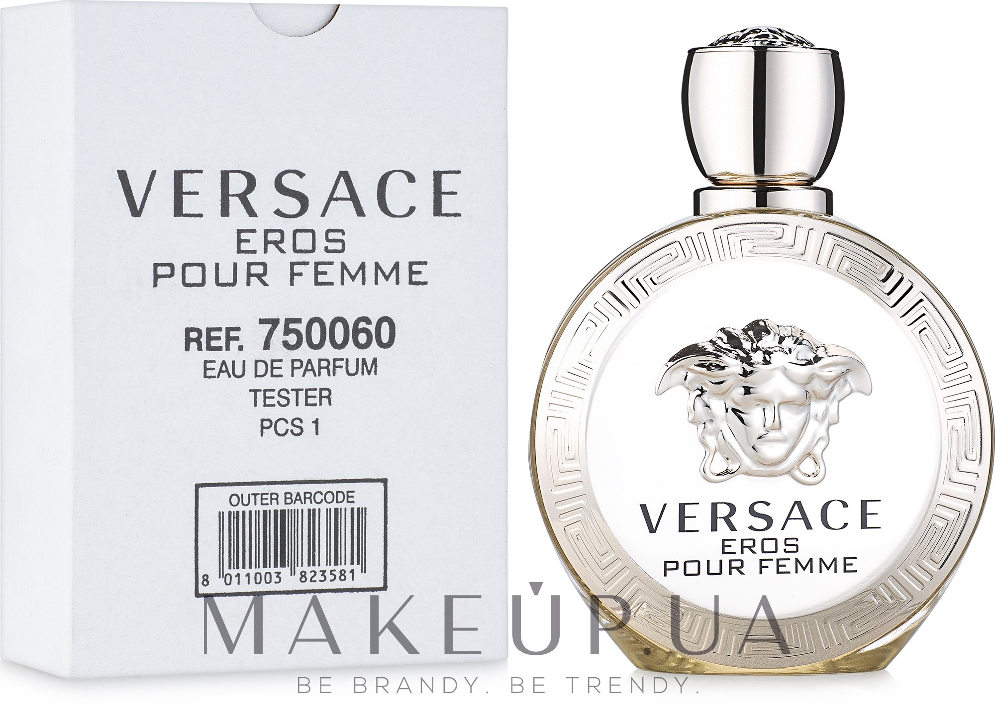 Versace Eros Pour Femme - Парфюмированная вода (тестер с крышечкой) — фото 100ml