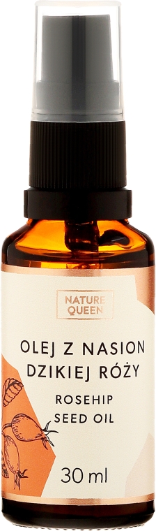 Косметическое масло шиповника - Nature Queen Rosehip Seed Oil
