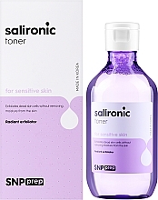 Заспокійливий та зволожувальний тонер для обличчя - SNP Prep Salironic Toner — фото N2