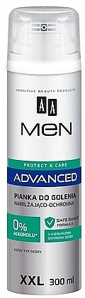 Пена для бритья - AA Men Advanced Care — фото N1