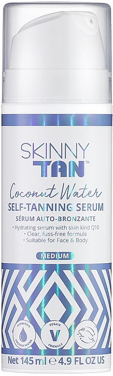 Кокосова водна сироватка для автозасмаги - Skinny Tan Coconut Water Serum — фото N1