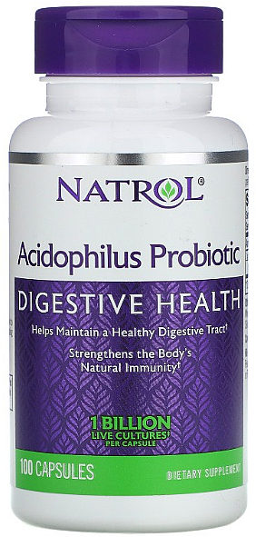 Пробіотик ацидофілус - Natrol Acidophilus Probiptic — фото N1