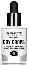 Парфумерія, косметика Швидка сушка для нігтів - Salerm Beauty Line Dry Drops Ultra-Fast Nail Polish Dryer