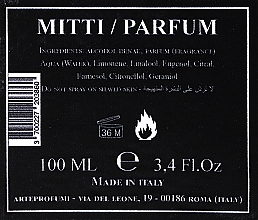 Arte Profumi Mitti Patchouli - Парфуми — фото N3