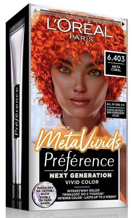 Фарба для волосся - L'Oreal Paris Preference Vivid Color MetaVivids — фото N4