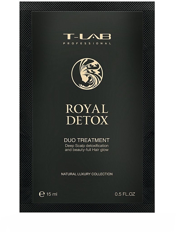 Кондиционер для глубокой детоксикации кожи головы - T-LAB Professional Royal Detox Duo Treatment (пробник) — фото N1