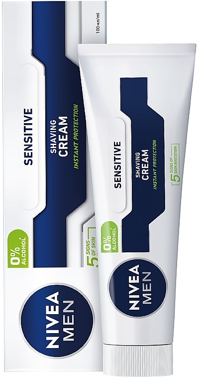 УЦІНКА Крем для гоління для чутливої шкіри - NIVEA MEN Sensitive Shaving Cream * — фото N1