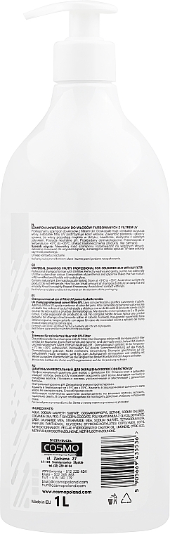 Шампунь з фільтром UV для фарбованого волосся - Frutti Di Bosco Professional Universal Shampoo — фото N2