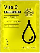 Духи, Парфюмерия, косметика Крем для рук с витаминами - DuoLife Vita C Beauty Care Hand Cream (пробник)