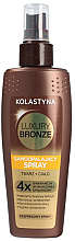 Парфумерія, косметика Спрей-автозасмага для обличчя та тіла - Kolastyna Luxury Bronze Tanning Spray