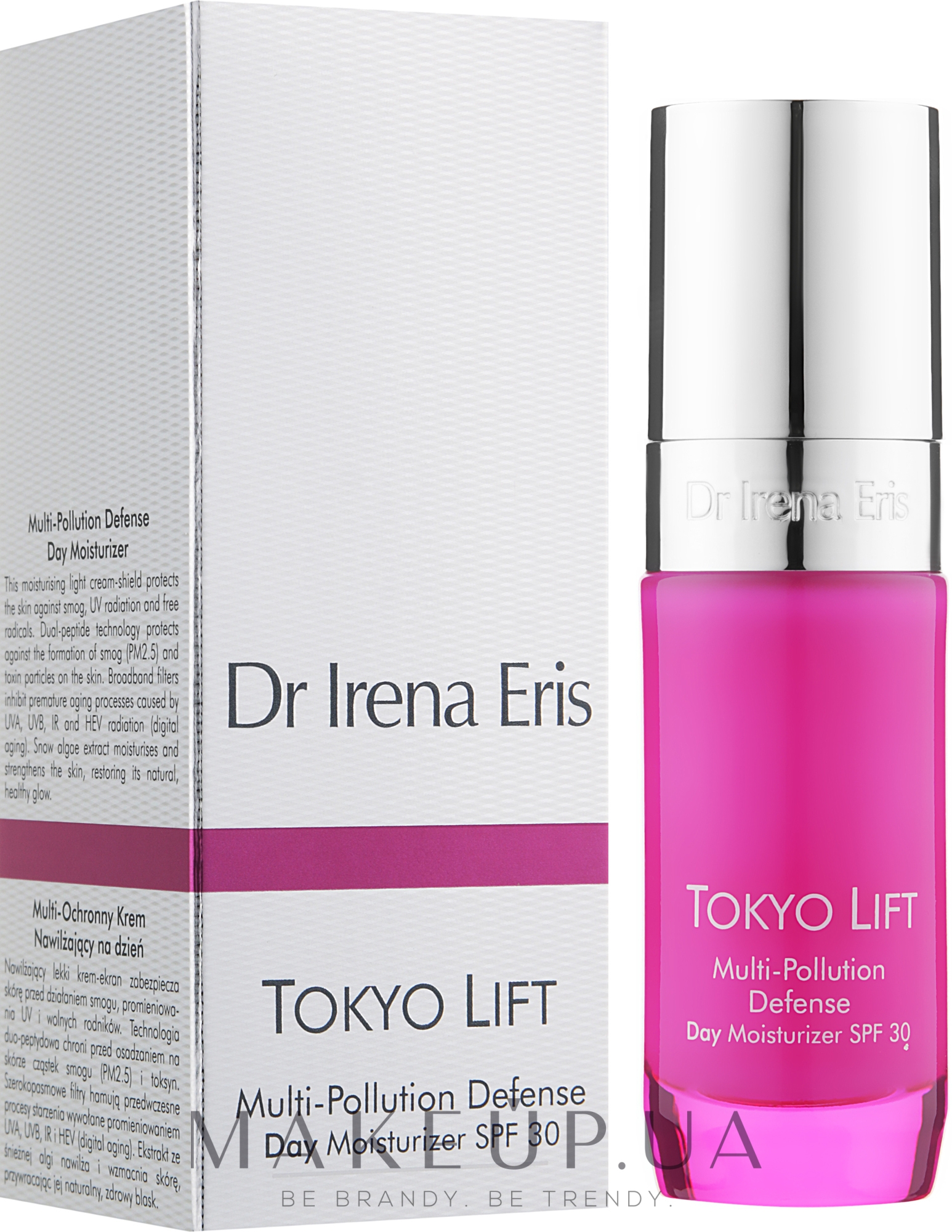 Денний зволожувальний крем для обличчя - Dr. Irena Eris Tokyo Lift Multi-Pollution Defense Day Moisturizer SPF 30 — фото 30ml