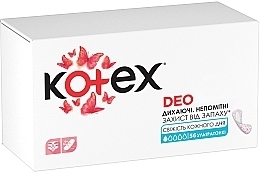 Щоденні гігієнічні прокладки, 56 шт - Kotex Deo Ultraslim — фото N2
