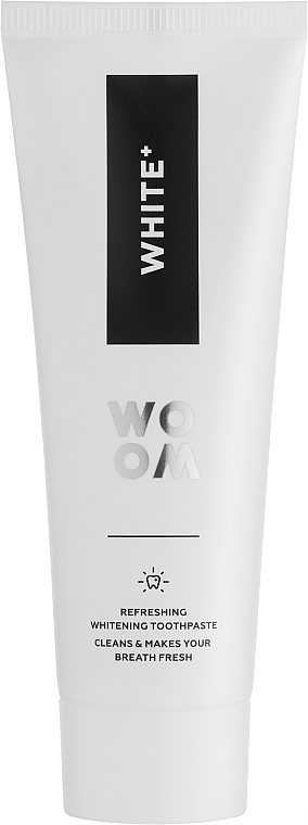 Эффективная отбеливающая зубная паста - Woom White+ Effective Whitening Toothpaste — фото N1