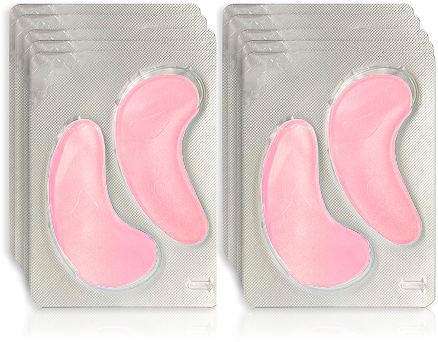 Набор - Eclat Skin London Rose Blossom Glow Hydro-Gel Eye Pads (eye/pads/2x10pcs) — фото N1