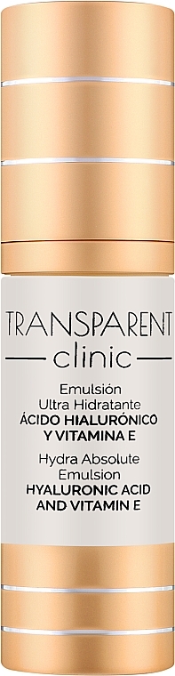 Зволожувальна емульсія для обличчя - Transparent Clinic Moisturizing Emulsion — фото N1