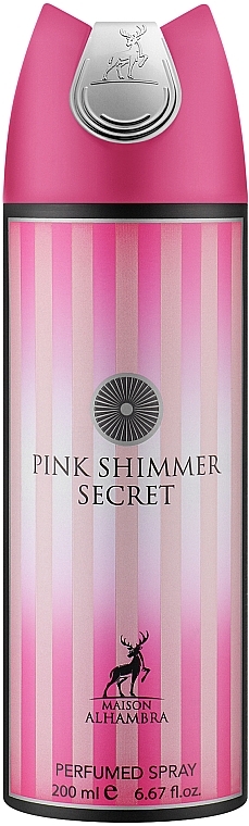 Alhambra Pink Shimmer Secret - Дезодорант-спрей — фото N1