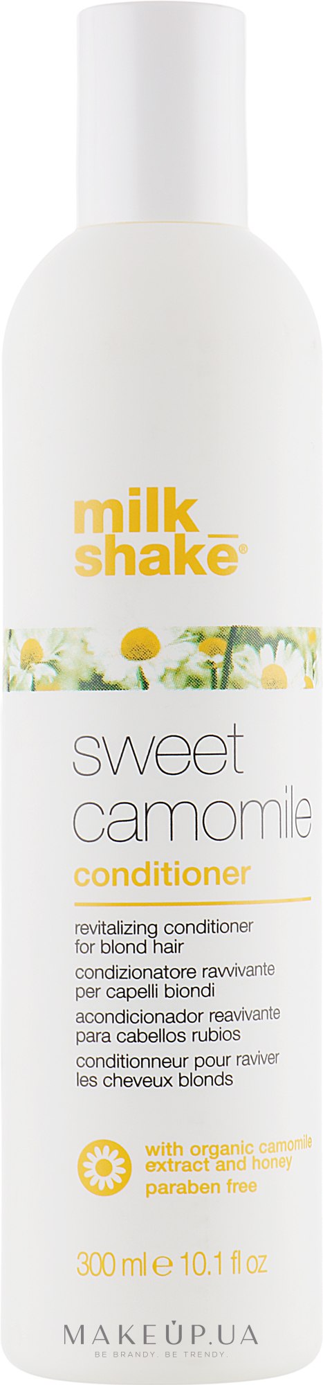 Відновлювальний кондиціонер для світлого волосся - Milk_Shake Sweet Camomile Conditioner — фото 300ml