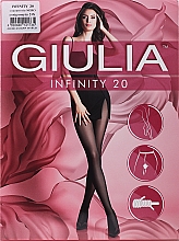 Колготки для женщин "Infinity" 20 Den, nero - Giulia — фото N1