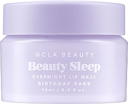 Нічна маска для губ - NCLA Beauty Beauty Sleep Overnight Lip Mask Birthday Cake — фото N1