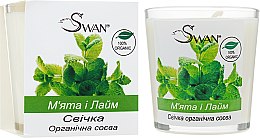 Органическая соевая свеча "Мята и Лайм" - Swan — фото N4