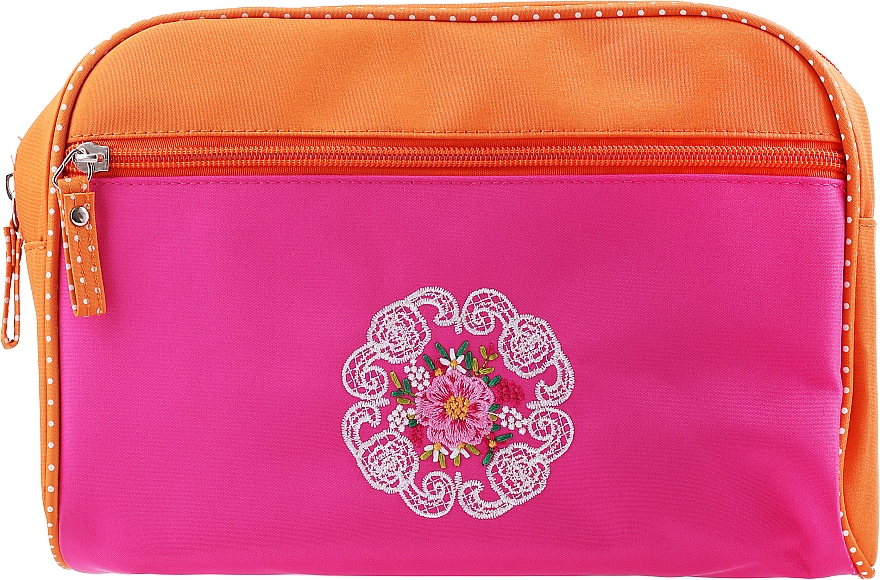 Косметичка "Mandala", 98161, розово-оранжевая - Top Choice — фото N1