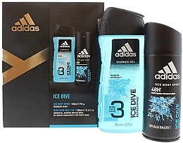 Парфумерія, косметика Adidas Ice Dive - Набір (deo/150ml + sh/gel/250ml)