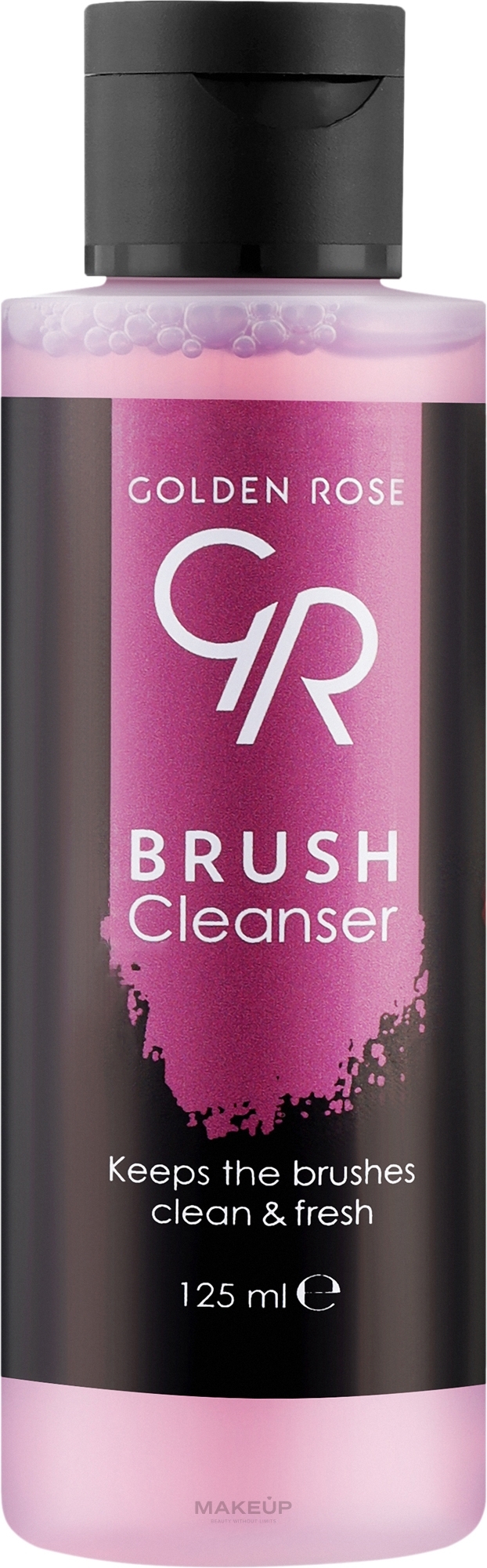 Средство для очистки кистей - Golden Rose Makeup Brush Cleanser  — фото 125ml