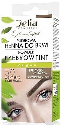 Фарба для брів - Delia Powder Eyebrown Tint — фото N1