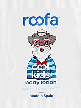 Лосьйон для тіла з алое вера та олією ши з ароматом апельсину - Roofa Cool Kids Body Lotion (пробник) — фото N1