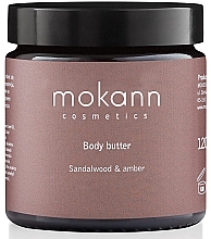 Парфумерія, косметика Масло для тіла "Сандалове дерево та амбра" - Mokann Cosmetics Moisturizing Body Butter Sandalwood & Amber