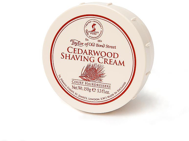 Крем для гоління "Кедр" - Taylor of Old Bond Street Cedarwood Shaving Cream Bowl — фото N1