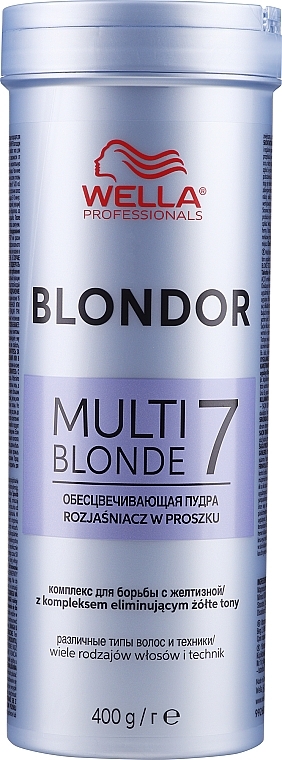 Блондирующая пудра - Wella Professionals Blondor Multi Blonde 7 Powder Lightener