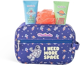 Набор - Martinelia I Need More Space Bag Set (sh/gel/100 ml + b/lot/100 ml + sponge/1 pcs) — фото N2