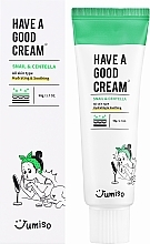 Духи, Парфюмерия, косметика Крем для лица восстанавливающий - HelloSkin Jumiso Have A Good Cream Snail & Centella (туба)