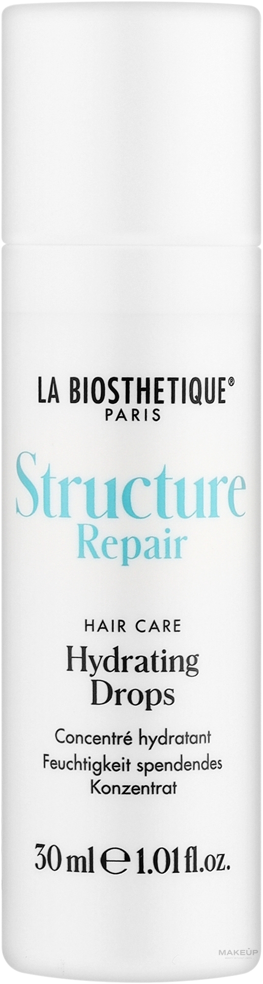 Увлажняющие капли для восстановления структуры волос - La Biosthetique Structure Repair Hydrating Drops — фото 30ml