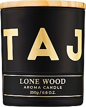 Парфумерія, косметика Ароматична свічка "Lone Wood" - Taj Max Aroma Candle