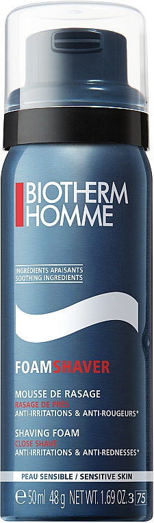 ПОДАРОК! Пена для бритья - Biotherm Sensitive Skin Shaving Foam — фото N1