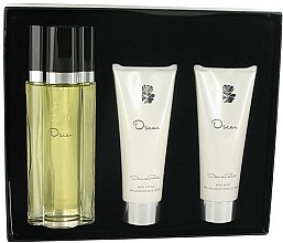 Парфумерія, косметика Oscar de la Renta Oscar - Набір (edt/100 ml + b/lot/100 ml + sh/gel/100 ml)