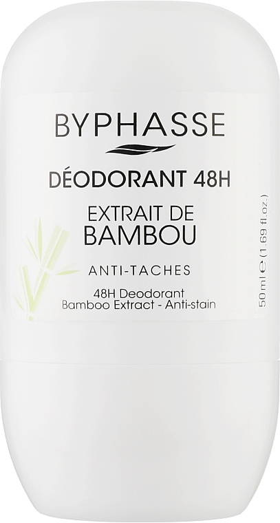Дезодорант роликовый "Экстракт бамбука" - Byphasse 48h Deodorant Bamboo Extract