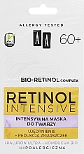 Духи, Парфюмерия, косметика Маска для лица против морщин - AA Retinol Intensive Bio-Retinol Complex 60+ Mask