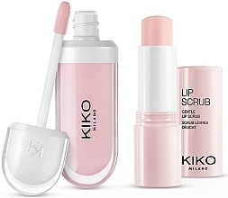 Набор - Kiko Milano Perfect Lips Caring Set (lip/scrb/4.2g + lip/cream/6.5ml) — фото N2