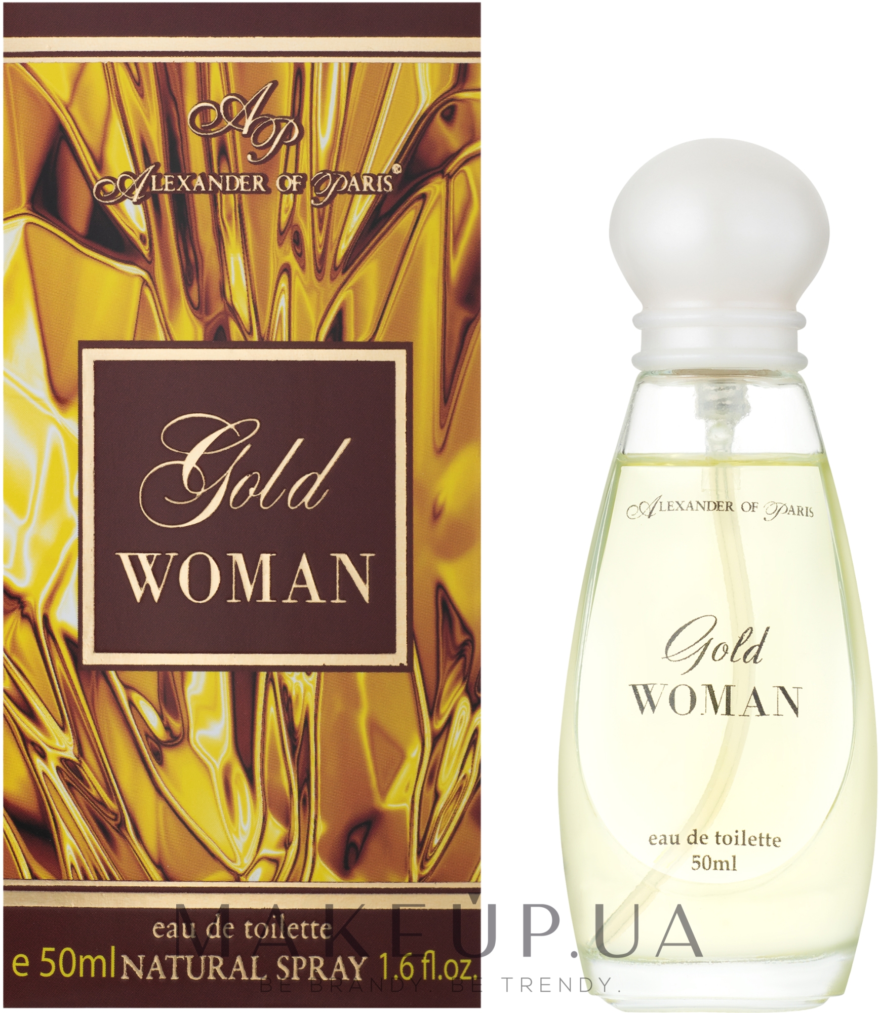Aroma Parfume Alexander of Paris Gold Woman - Туалетна вода — фото 50ml