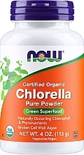 Парфумерія, косметика Органічна хлорела у порошку, 113 г - Now Foods Certified Organic Chlorella Powder