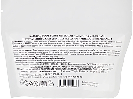 Натуральный сахарный скраб для тела "Миндаль со сливками" - Enjoy & Joy Enjoy Eco Body Scrub Almonds With Cream — фото N2